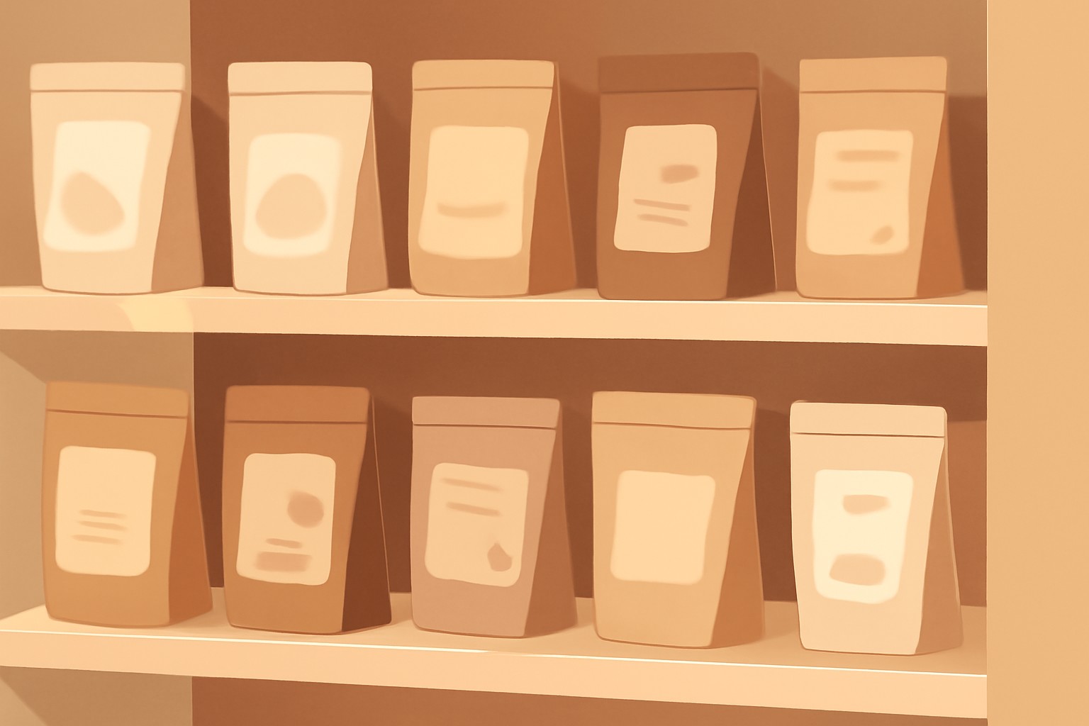 Tingkatkan Tampilan Merek Di Rak Dengan Standing Pouch Yang Efektif